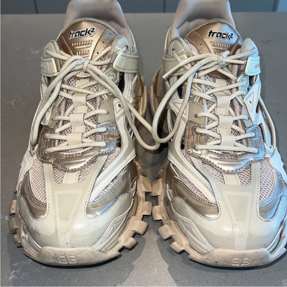 Balenciaga Track2 Beige Sneakers